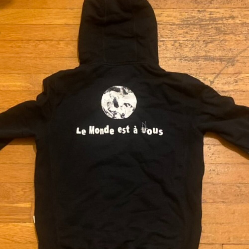 BEAUTIFUL DESIGNER AIMÉ LEON DORE LA HAINE “LE MONDE EST À NOUS” HOODIE BLACK